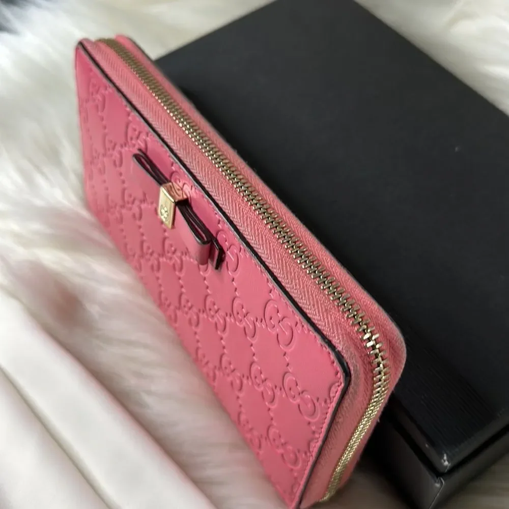 💯 Authentic Guccissima Long Zipped Wallet 🍀